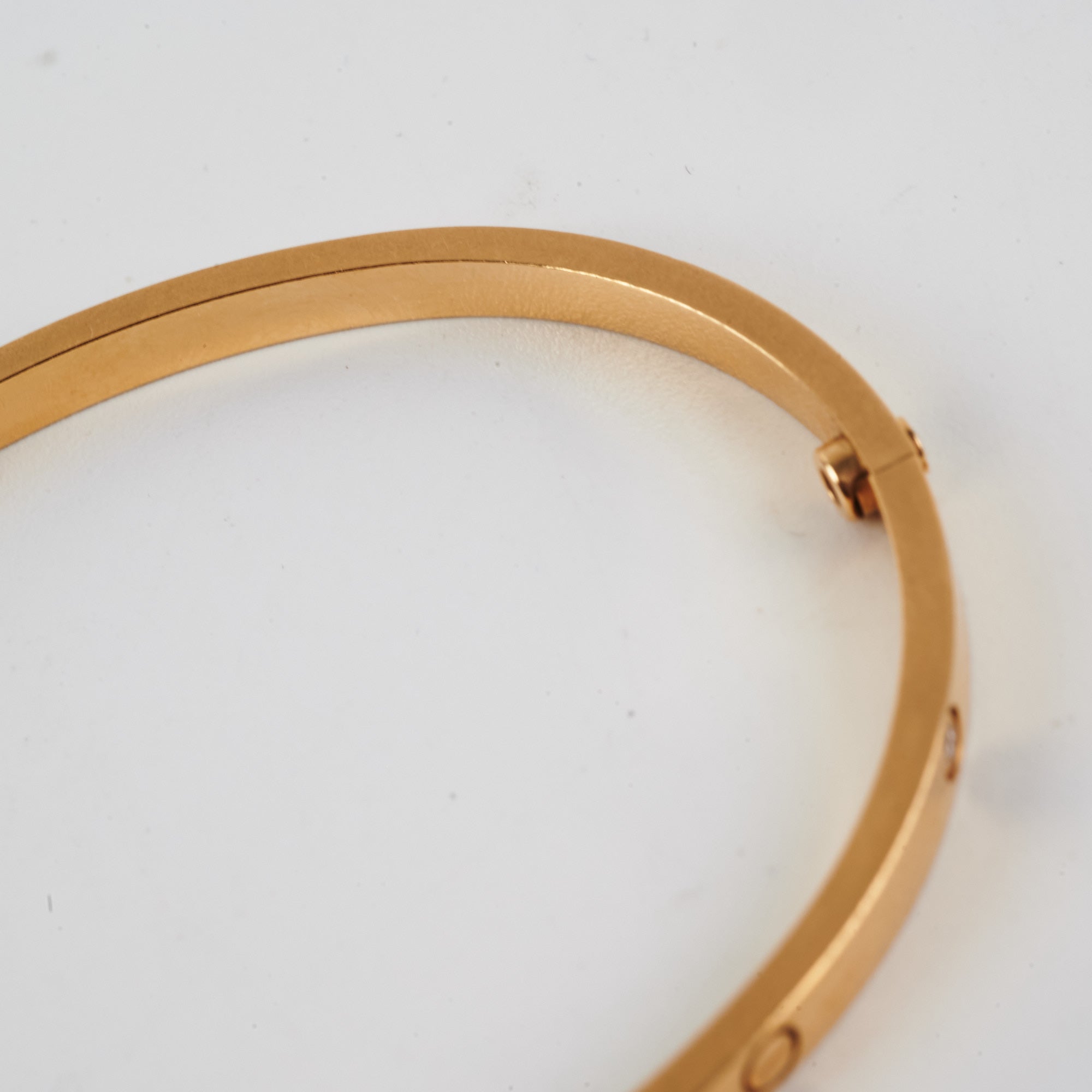 Cartier SM Love Bangle with 6 Diamonds - 18K Yellow Gold Bracelet for Women, Luxury Jewelry Gift for Anniversary, Valentine's Day & Special Occasions