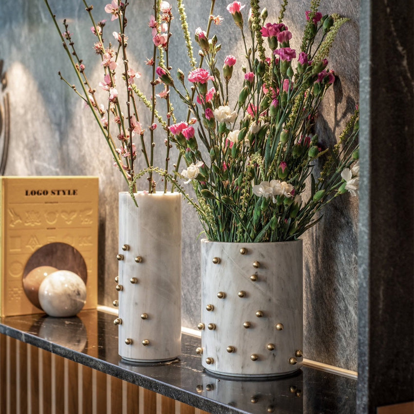 CDMX Design | Bruci Confetti Collection Vase - Handmade Ceramic Home Decor for Modern Living Rooms, Wedding Centerpieces & Boho Chic Interiors