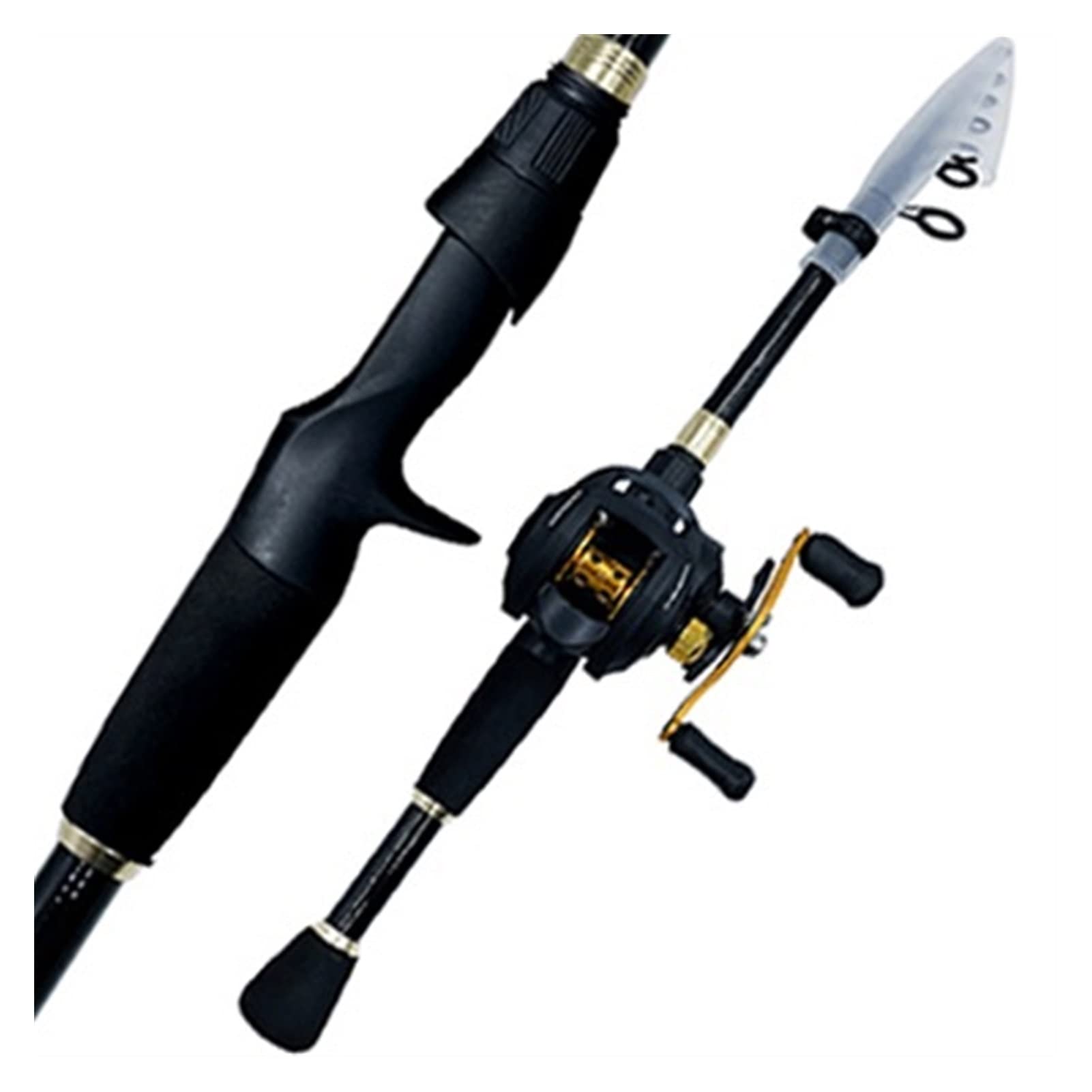 YUXI8541NO Telescopic Fishing Rod and Reel Combo Set - Ultralight Portable Spinning/Casting Rod for Travel, Boat & Freshwater Fishing | Compact Travel Fishing Gear for Beginners & Professionals