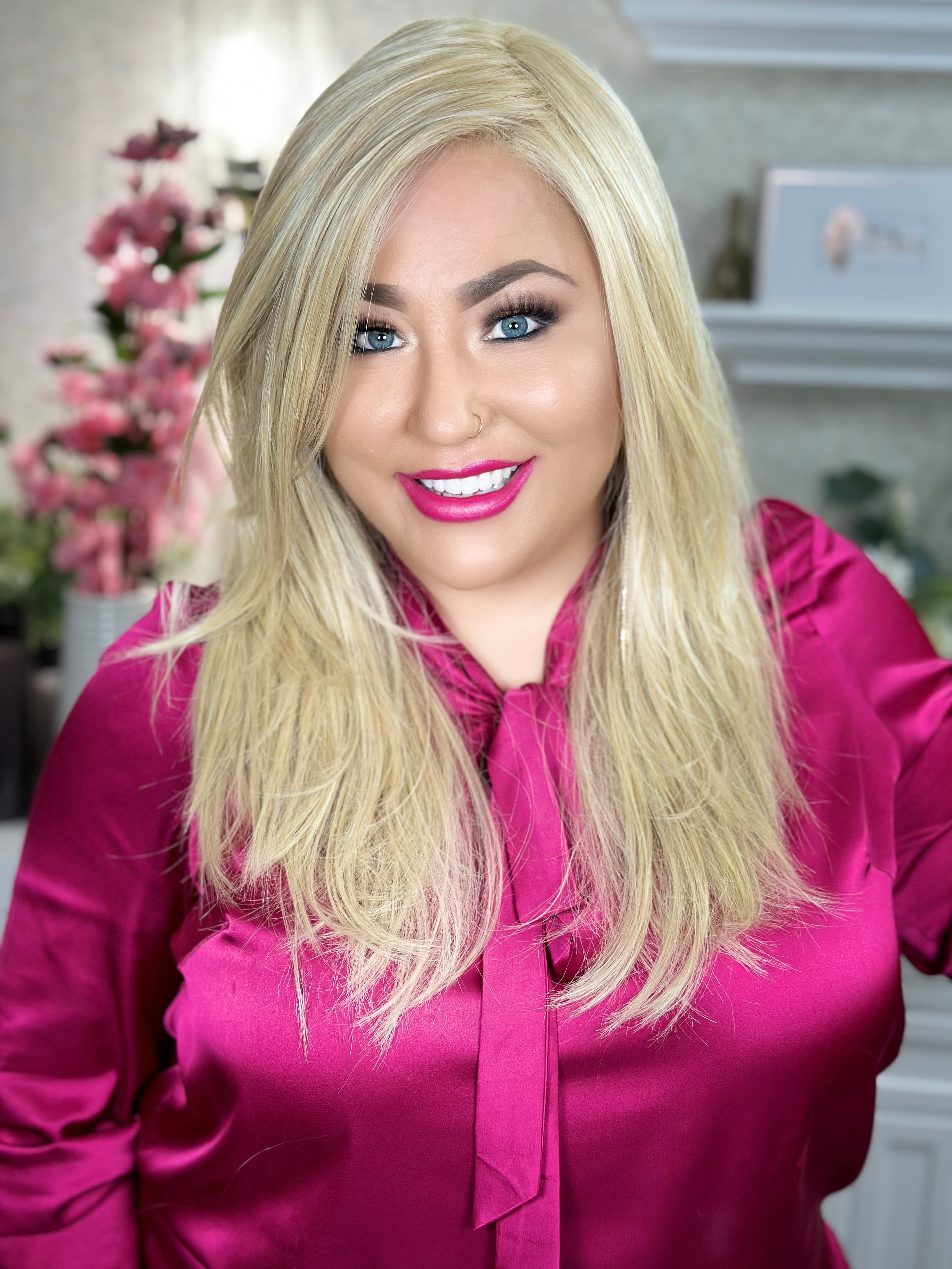 INFINITE HEART Champagne Blonde Hair Extensions - No Root Clip-In Extensions for Volume & Length - Perfect for Parties, Weddings & Everyday Styling