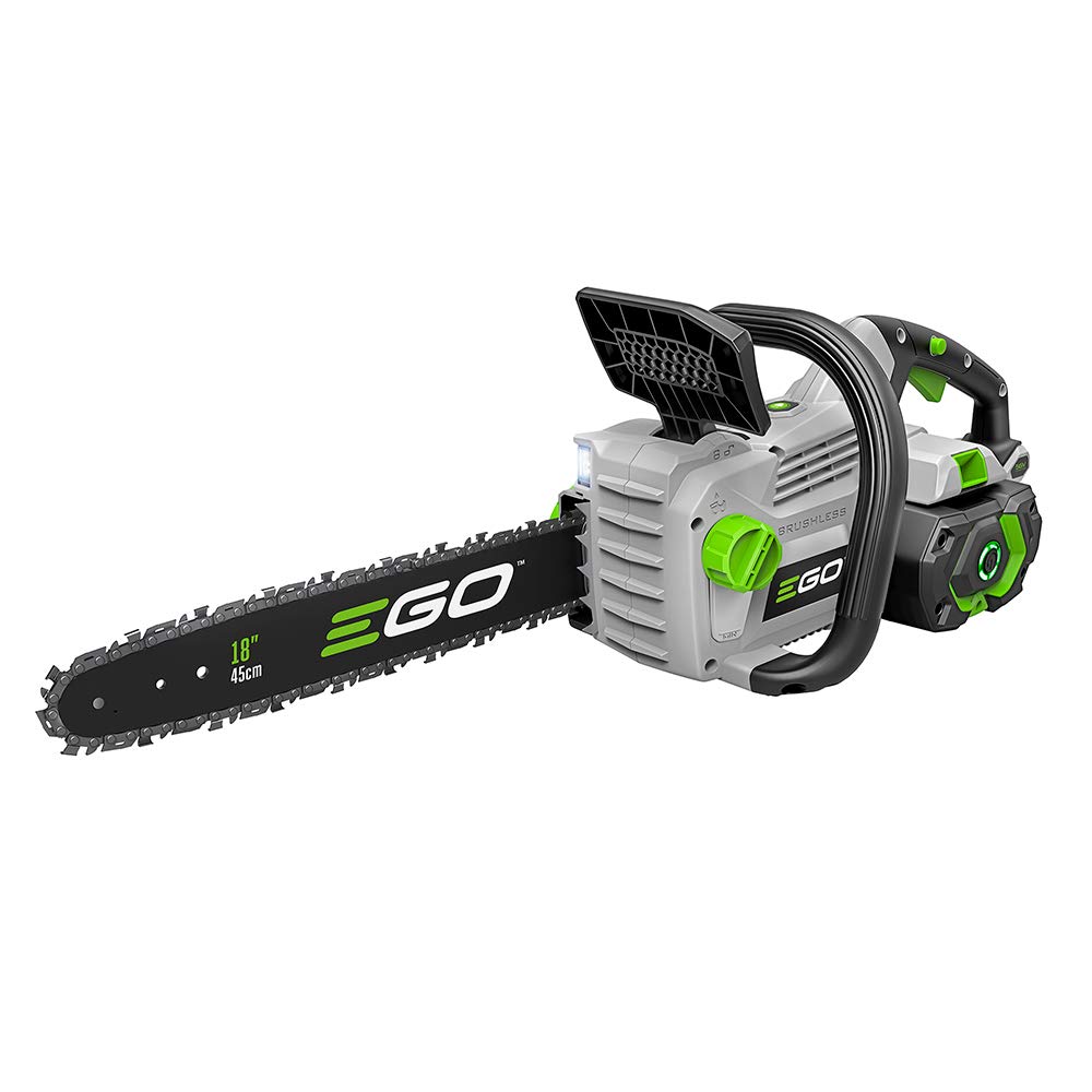 EGO POWER+ CS1804 18-Inch Cordless Battery-Powered Chainsaw with 56V 5.0Ah Battery & Charger - Lightweight Electric Chainsaw for Tree Trimming, Firewood Cutting, and Yard Maintenance