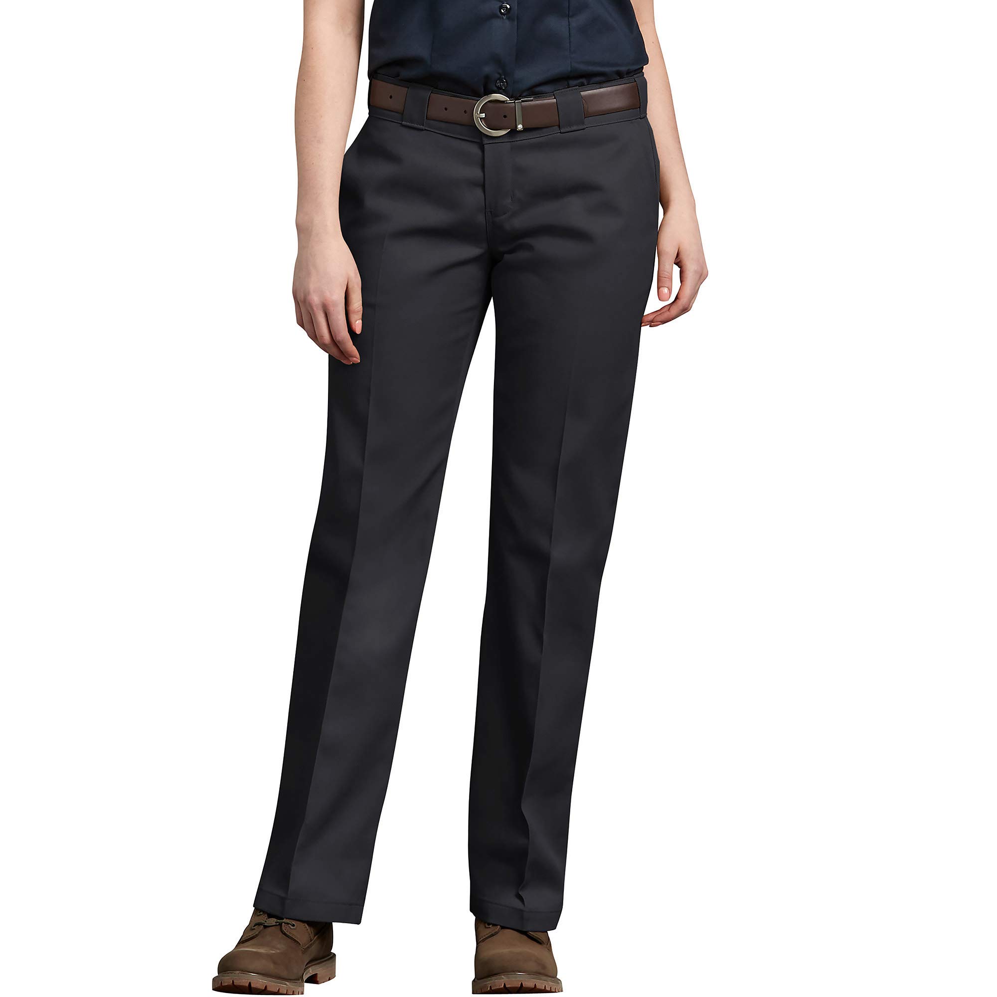 Dickies Women's Original Work Pants - Durable Wrinkle & Stain Resistant Casual Pants for Work, Office & Outdoor Activities