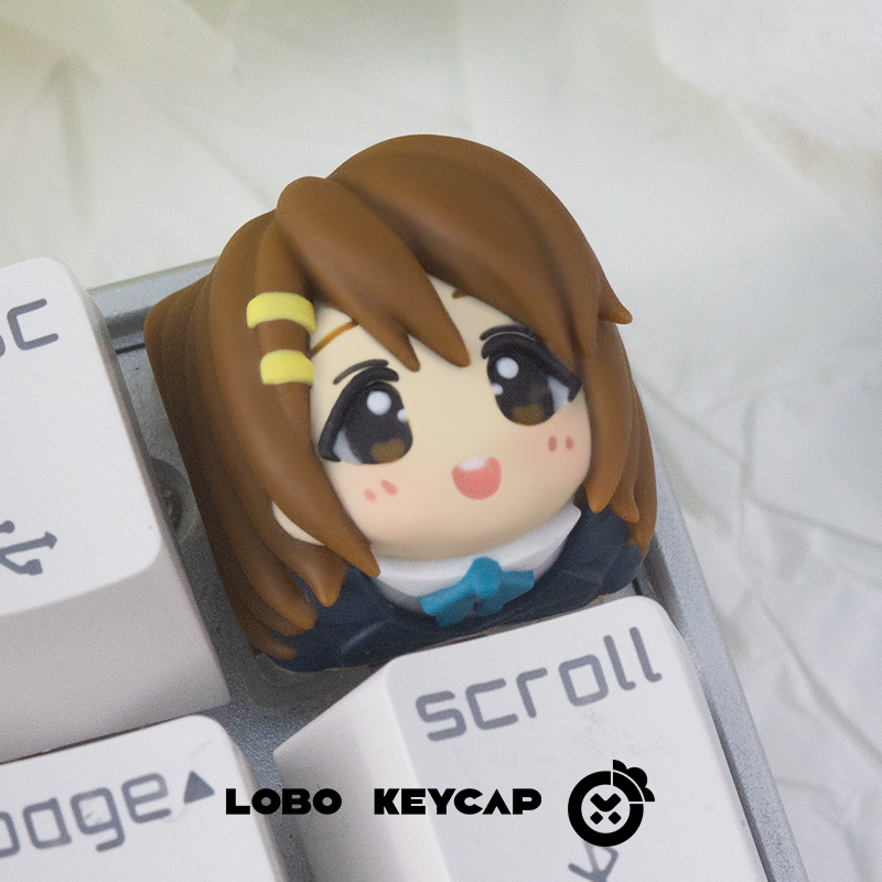 K-ON! Multi-Colored Resin Anime Game Keycaps - Custom Personalized Mechanical Keyboard Keycaps for Gamers & Anime Fans