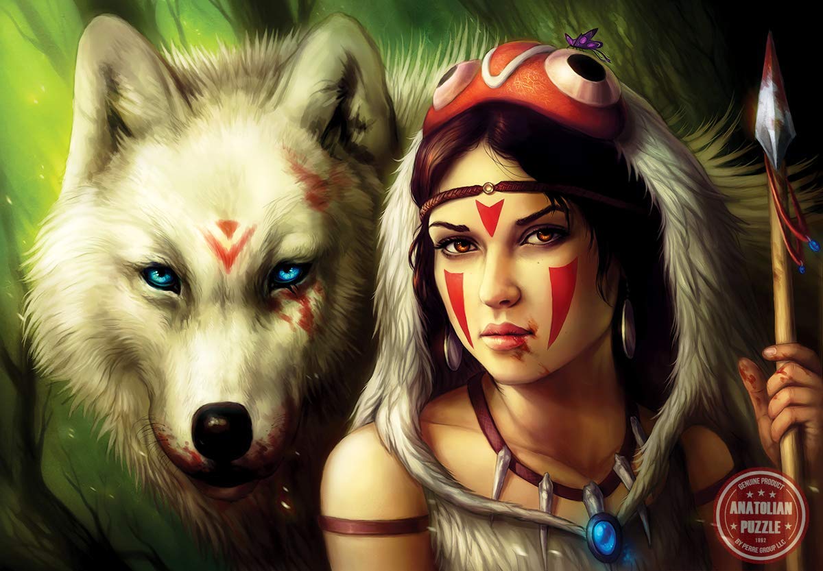 500 Piece Anatolian Warrior Princess Jigsaw Puzzle #3600 - Challenging Adult Puzzle for Home Decor, Gift & Family Game Night