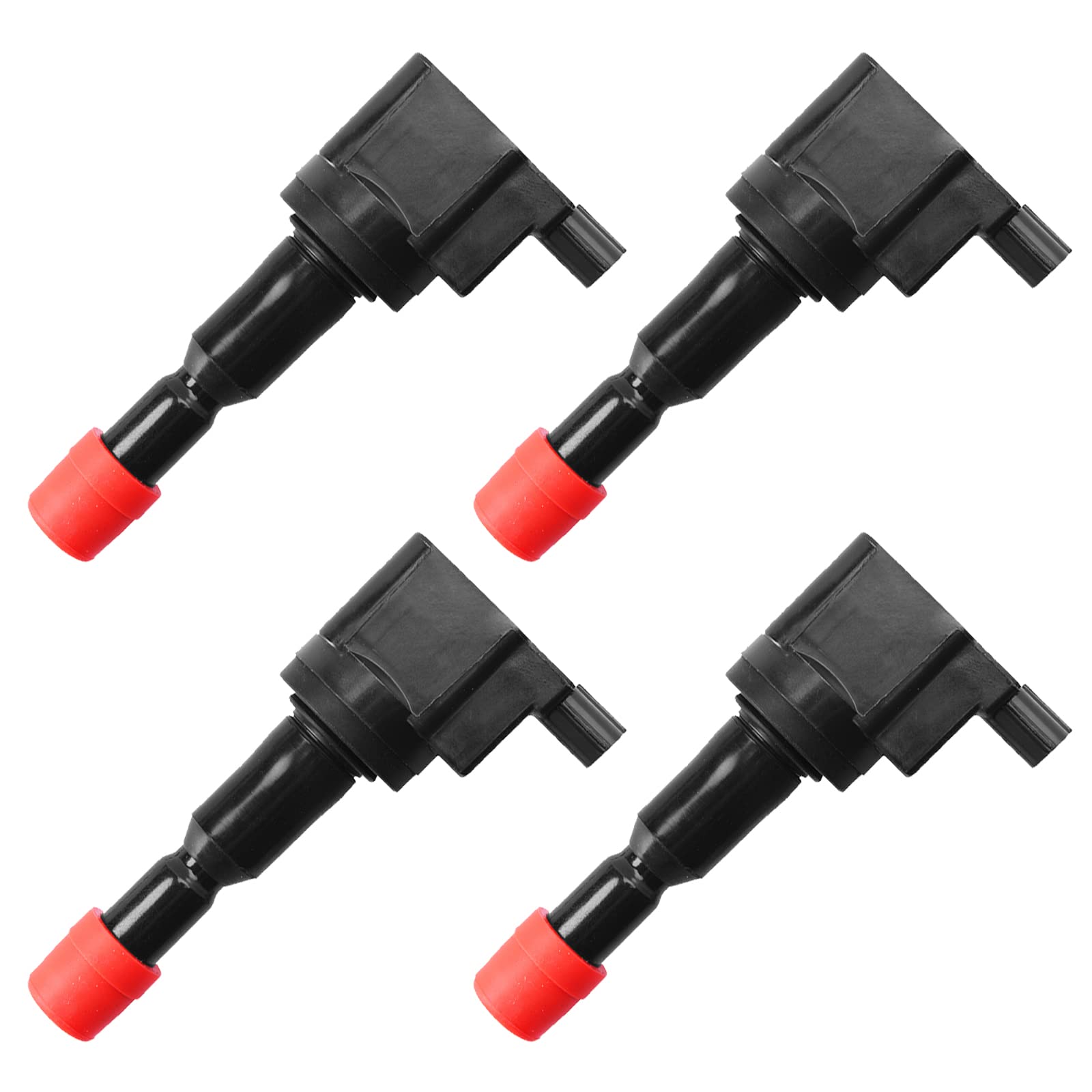 4PCS Ignition Coil Pack Replacement for Honda Fit 1.5L L4 2007-2008 - UF581 Compatible - High Performance Spark Plug Coils - Perfect for Engine Misfire Repair & Tune-Up