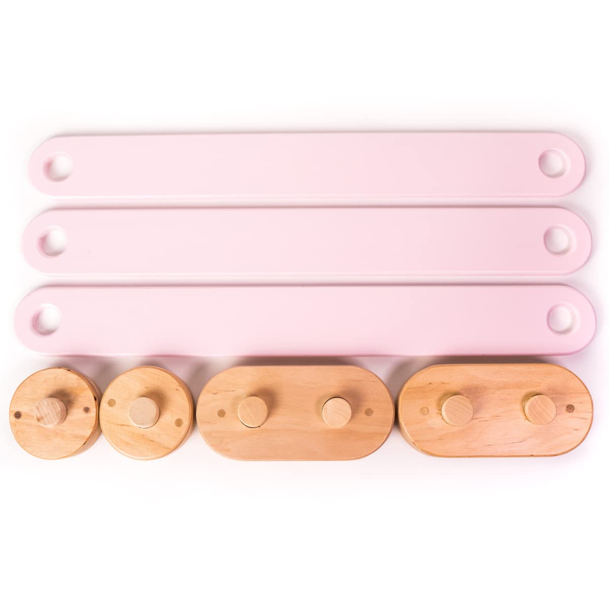 Wooden Balance Beam Stepping Stones for Kids - Indoor & Outdoor Montessori Balance Board, Toddler Coordination Toys, Gross Motor Equipment, Kids Furniture, Gymnastics Balance Game - Perfect for Playrooms, Backyards, and Preschool Activities