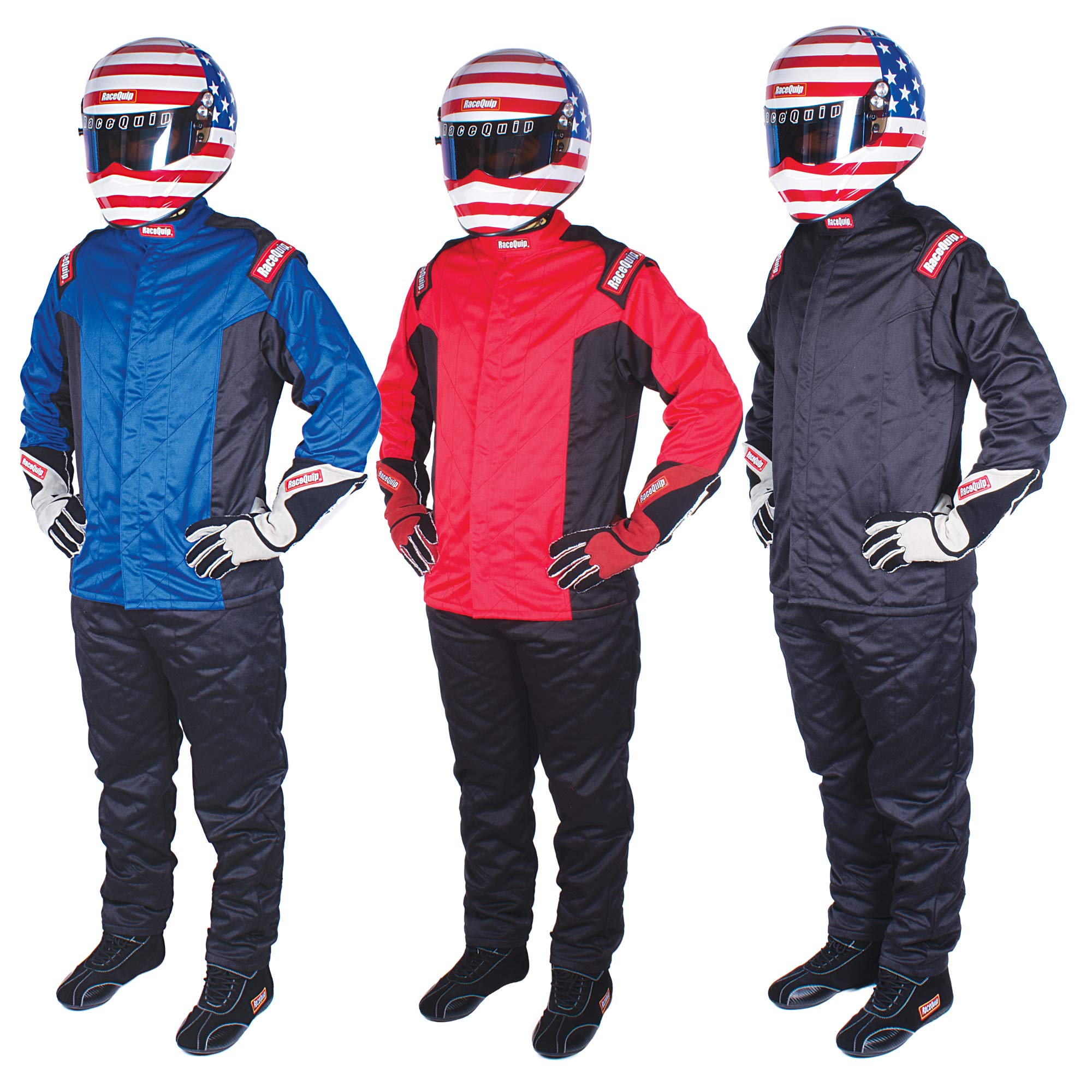 RaceQuip Nomex Multi-Layer Racing Driver Fire Suit Pants - SFI 3.2A/5 Rated, Black - Professional Flame-Resistant Racing Gear for Track & Motorsport Safety