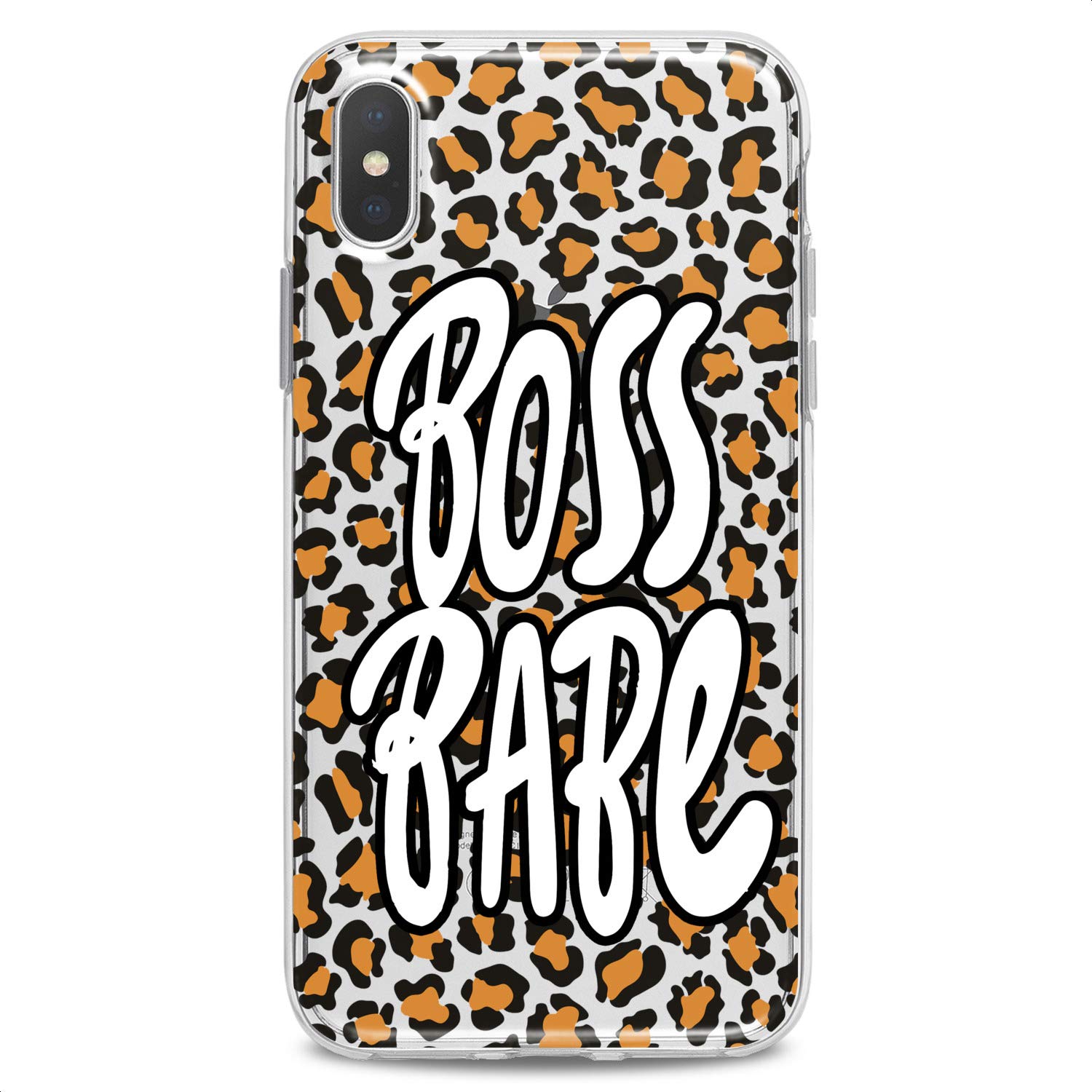 Premium TPU Phone Case for iPhone 16/15/14/13/12/11 Pro Max/Plus/Mini/XS/XR/X/8+/7/6/5/SE - Fashionable Leopard Print & Inspirational Quote Design - Slim Flexible Silicone Protective Cover - Perfect for Work, Travel & Everyday Use