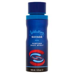 Addiction Savage Body Spray for Men - Long Lasting Fragrance for Daily Use, Gym, Work & Night Out
