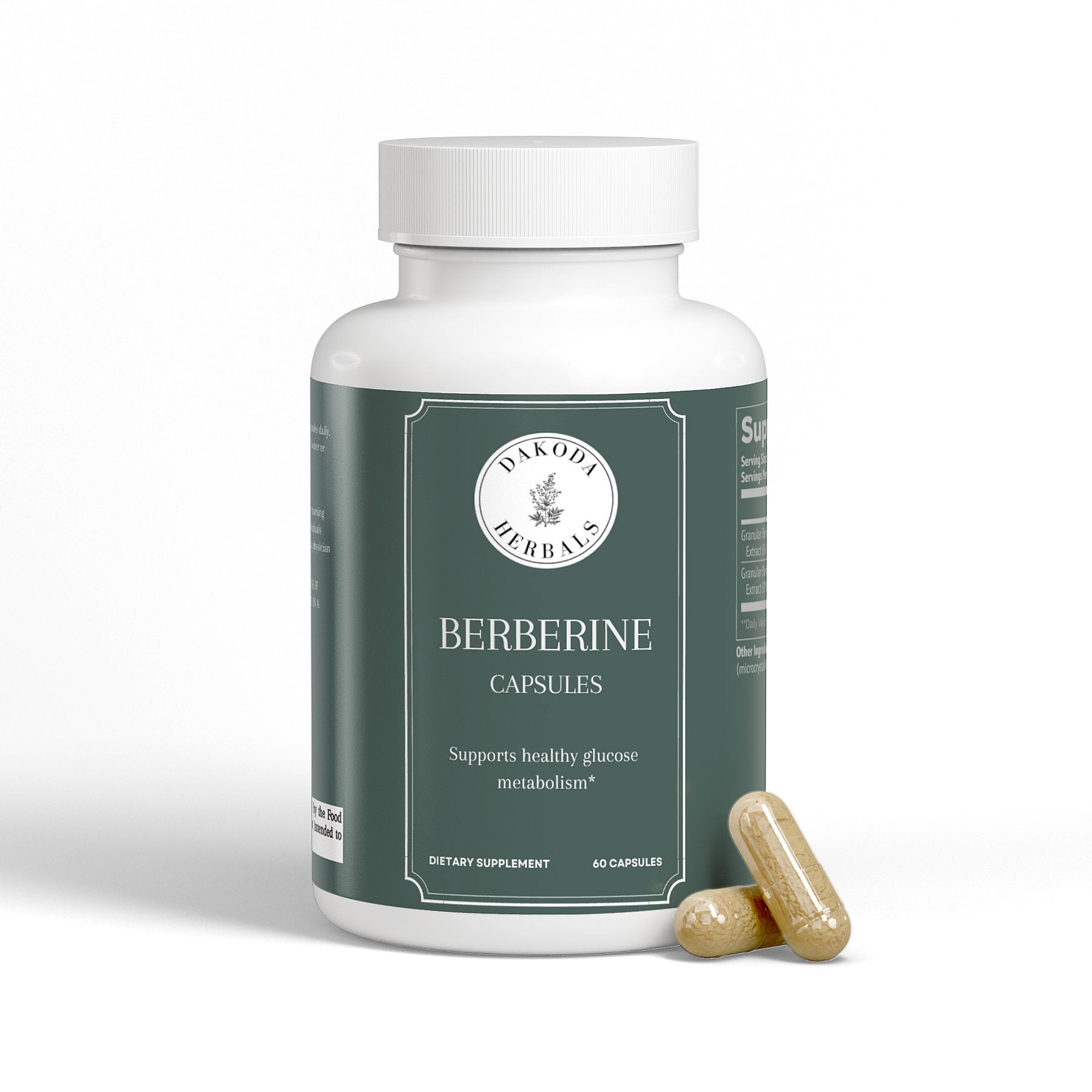 Premium Berberine Capsules 1500mg - Supports Healthy Blood Sugar Levels & Glucose Metabolism - Natural Supplement for Weight Management & Heart Health - Ideal for Daily Wellness & Diabetic Support