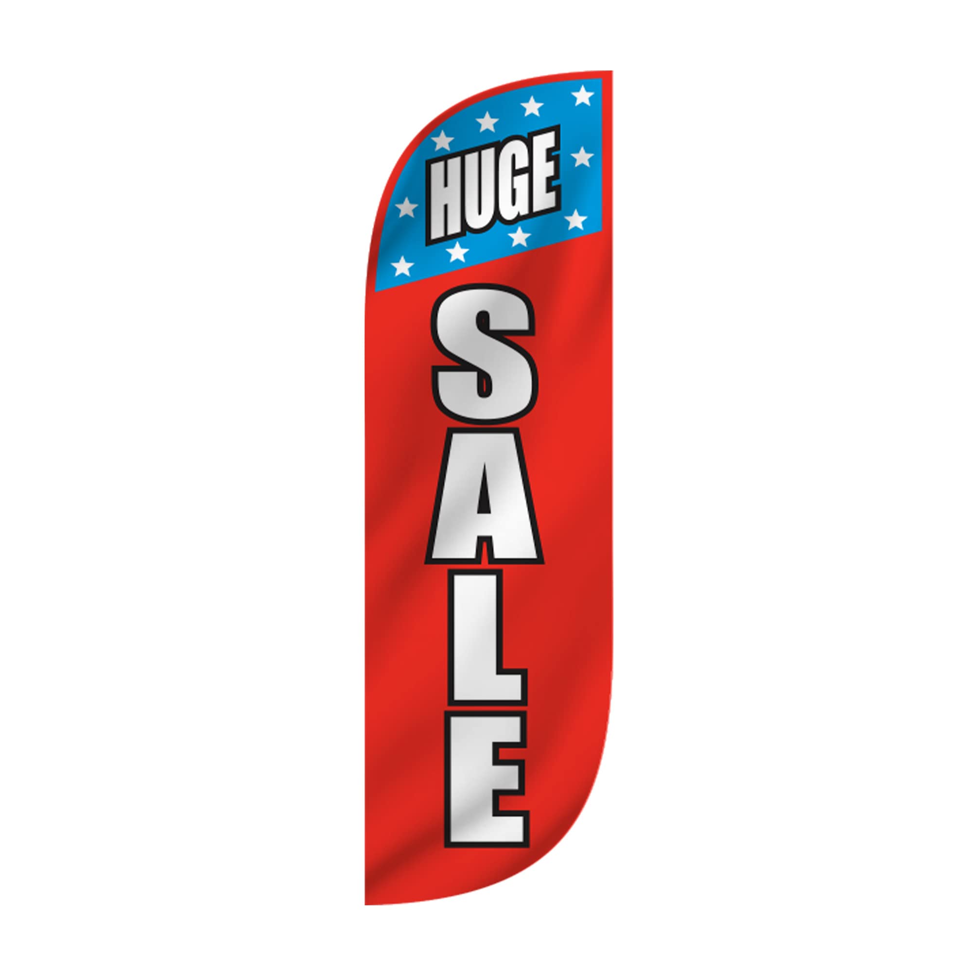 5FT Feather Flag Banner 3-Pack - Business Advertising with Poles & Spikes for Outdoor Sales & Events