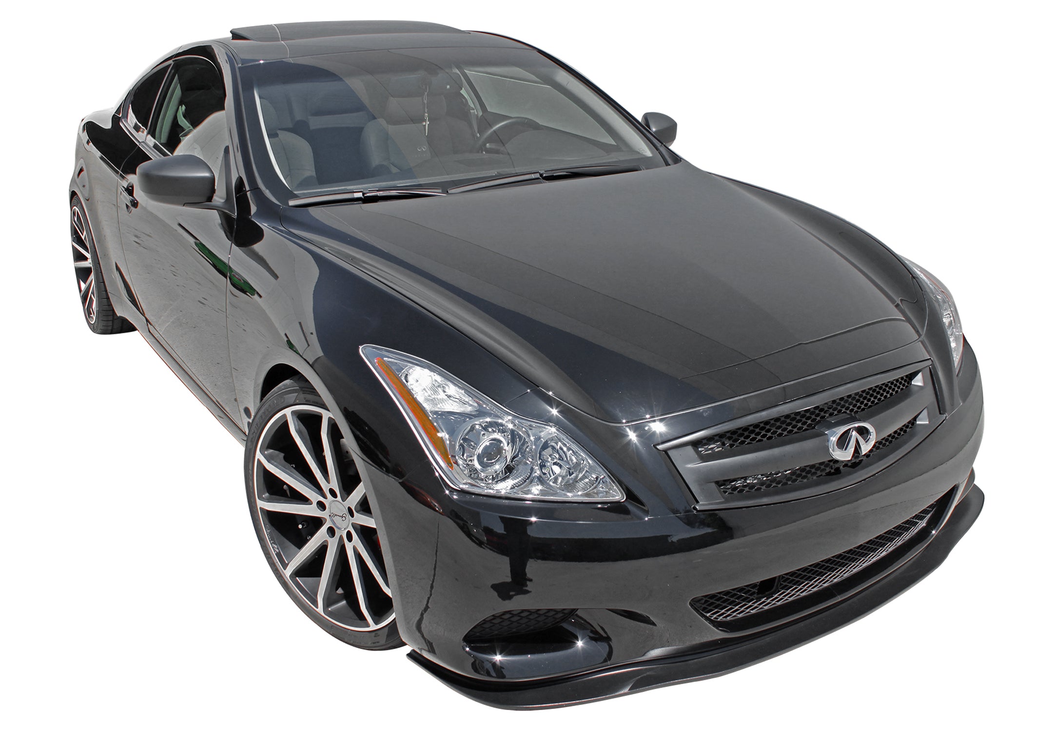 2008-2010 Infiniti G37 Front Bumper Lip Splitter - OEM Sport Style Spoiler (Part #1036040SP) | Enhances Aerodynamics & Aggressive Look for Street or Track Racing