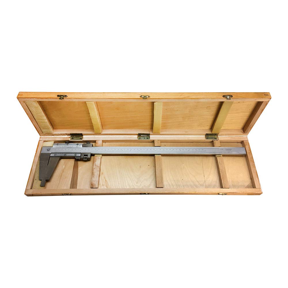 12 Inch/300MM Heavy Duty Vernier Caliper with Wooden Case - Precision Measuring Tool for Metalworking, Woodworking & Engineering Projects