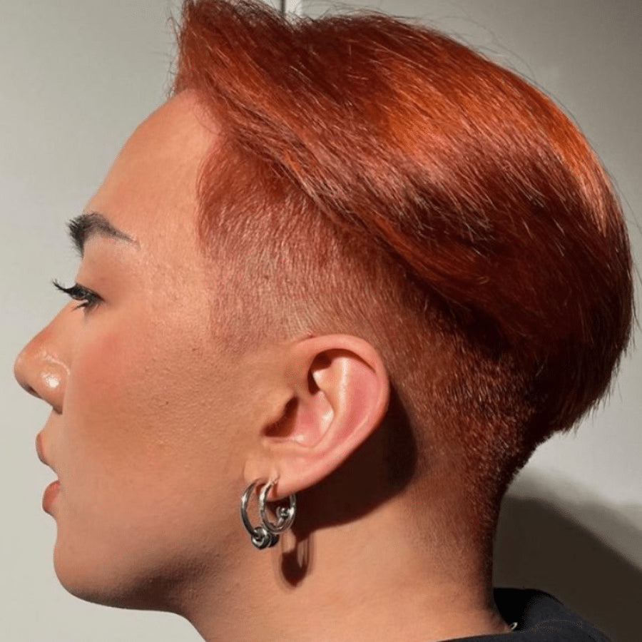Muvo Flaming Copper Shampoo for Color-Treated Hair - Sulfate-Free & Vegan Hair Care with Argan Oil - Perfect for Brunettes & Redheads to Enhance Shine at Home or Salon