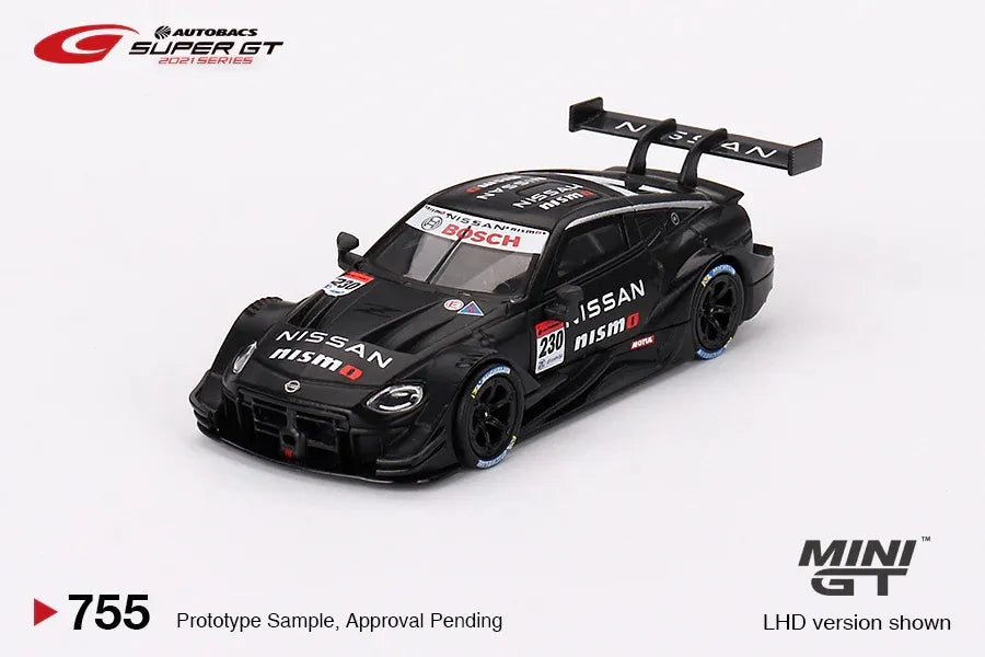MINI GT 1:64 Scale Nissan Z GT500 #230 2021 NISMO Super GT Series Diecast Model Car - Collectible Racing Toy for Display & Play