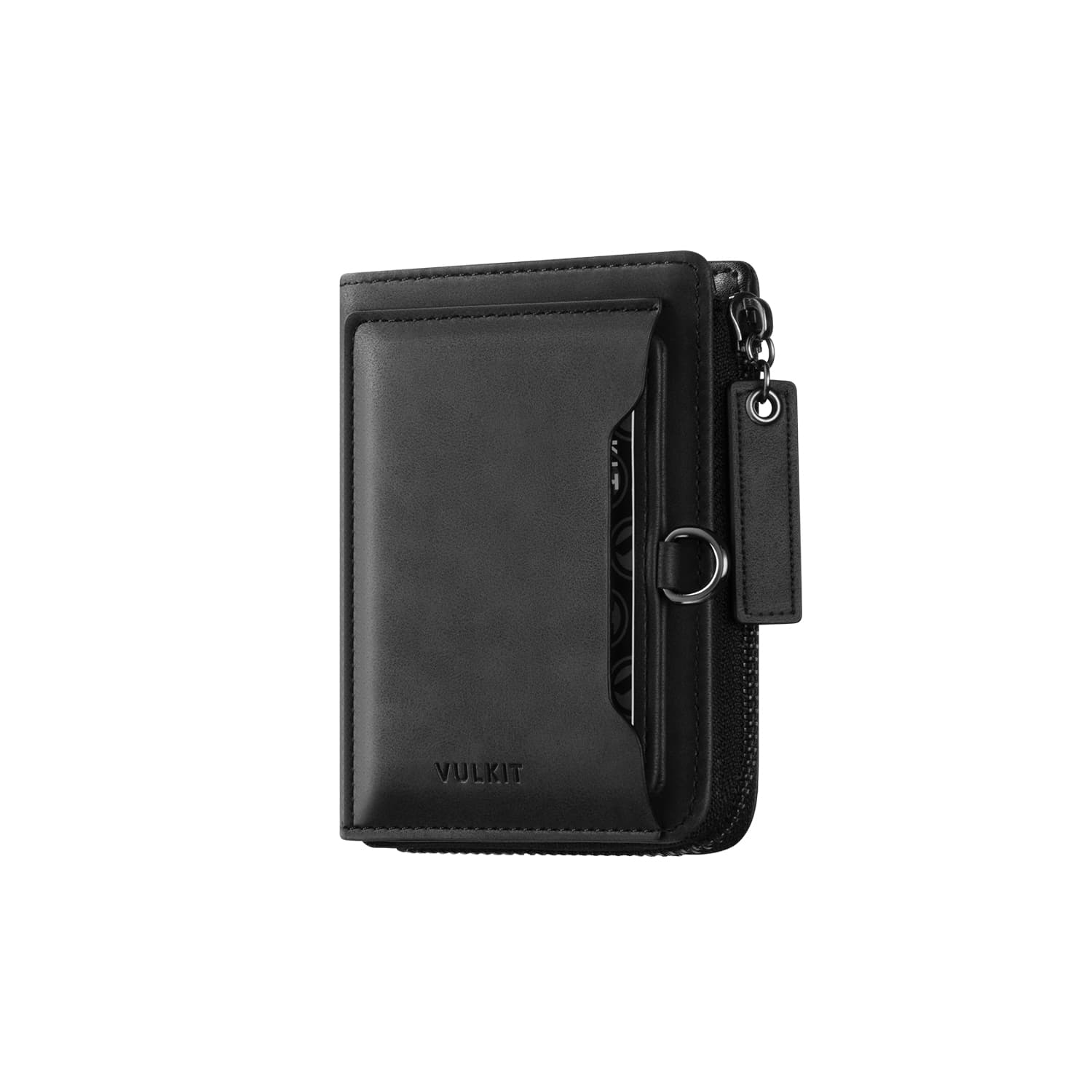 RFID Blocking Leather Bifold Wallet with Zipper & Coin Pocket - Secure Slim Wallet for Men & Women - Travel, Business & Everyday Use