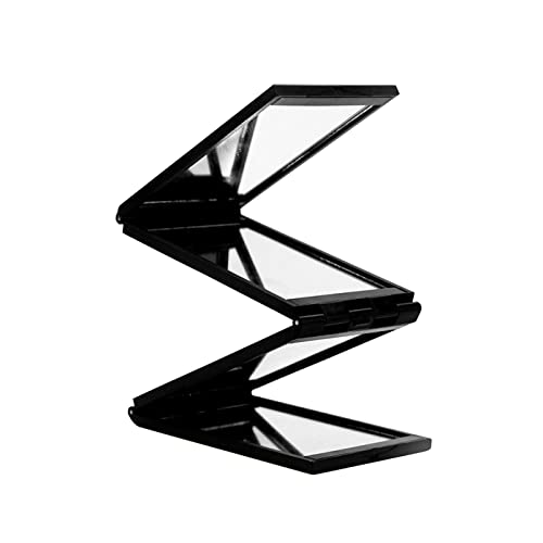 Portable Foldable Makeup Mirror - Compact Travel Cosmetic Mirror with Case, Pack of 1 - Perfect for Home, Travel & Touch-ups