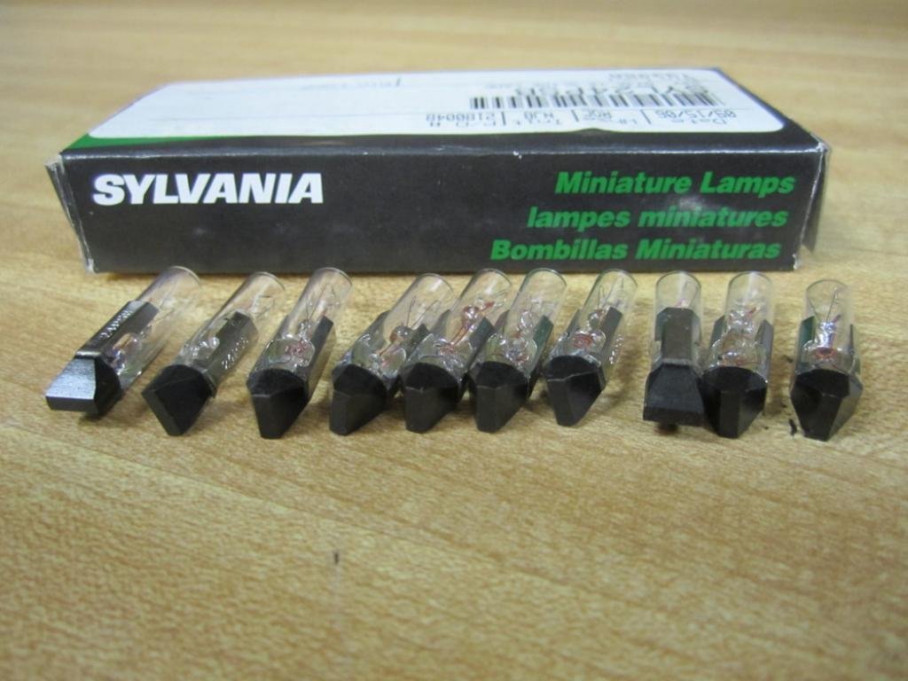 Sylvania 24PSB Miniature Light Bulbs 33229 (10-Pack) - Perfect for Automotive, Appliances, and Electronics Replacement Lighting