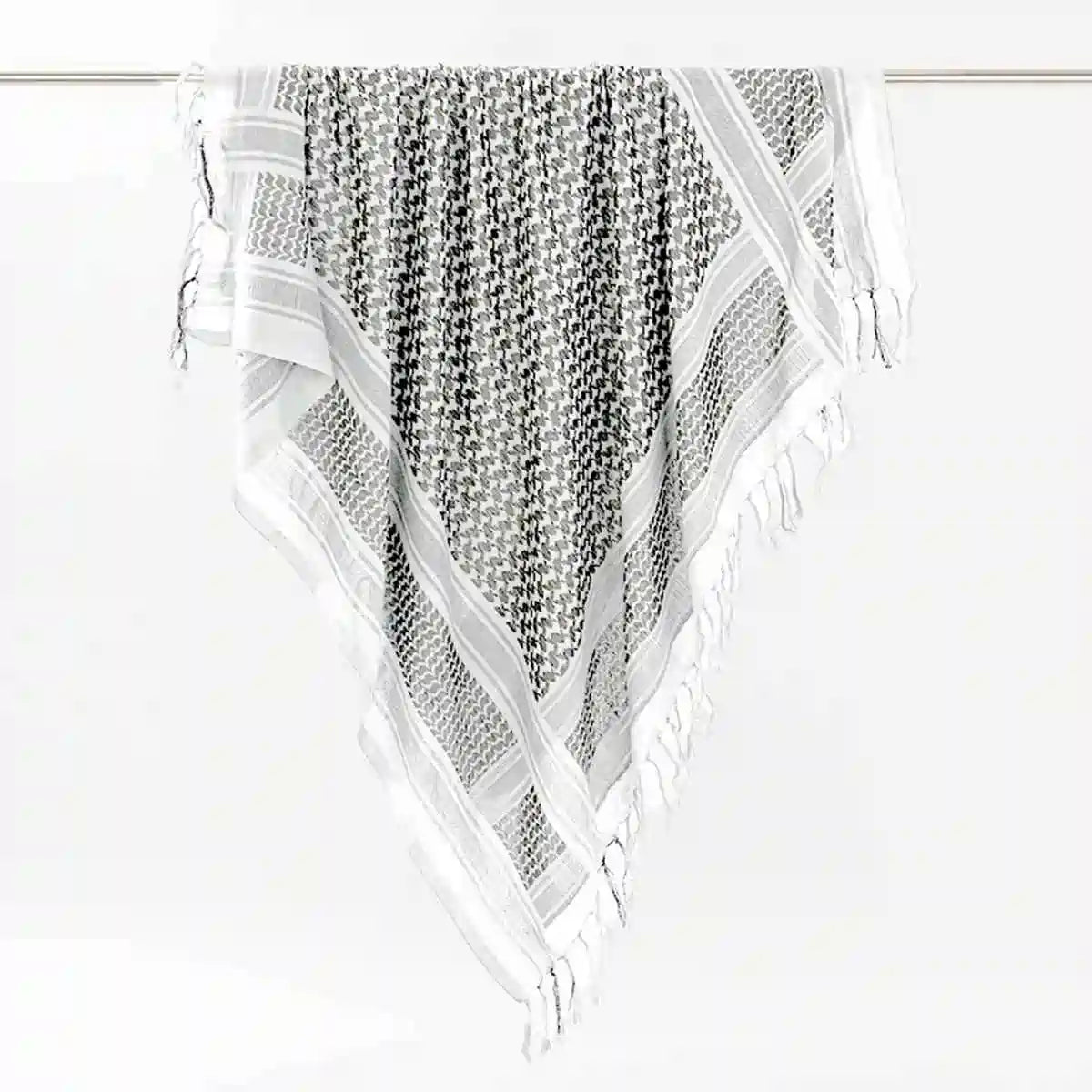 100% Cotton Keffiyeh Scarf - Soft & Breathable Arab Shemagh for Men & Women - Perfect for Outdoor Activities, Travel, and Fashion Accessories