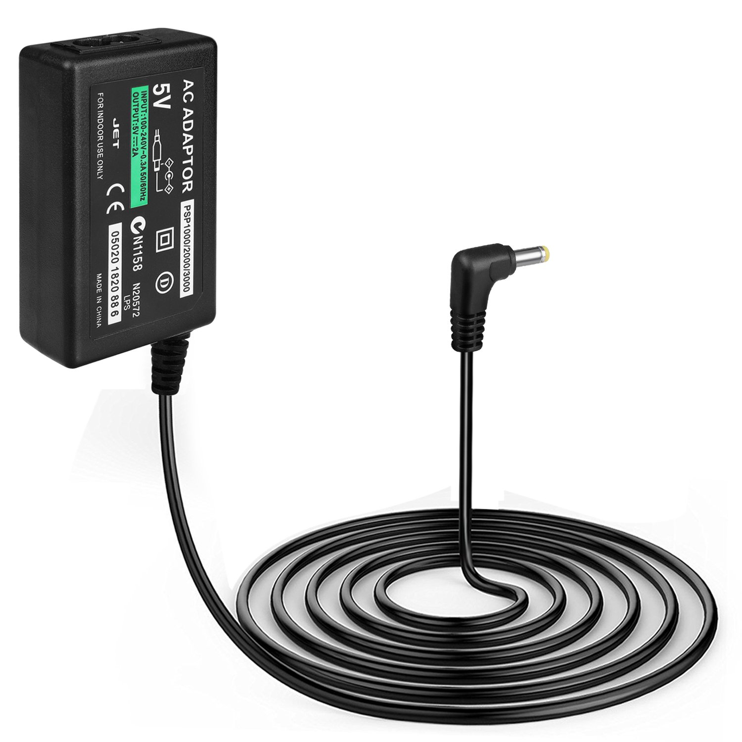 Sony PSP Charger Adapter for PSP 1000/2000/3000 - Home & Travel Use