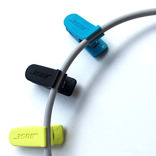 Bose SoundSport Wireless Headphones Replacement Cable - Durable Headset Cord with Clip & Holder Organizer (Blue) | Perfect for Workouts, Travel & Daily Commute