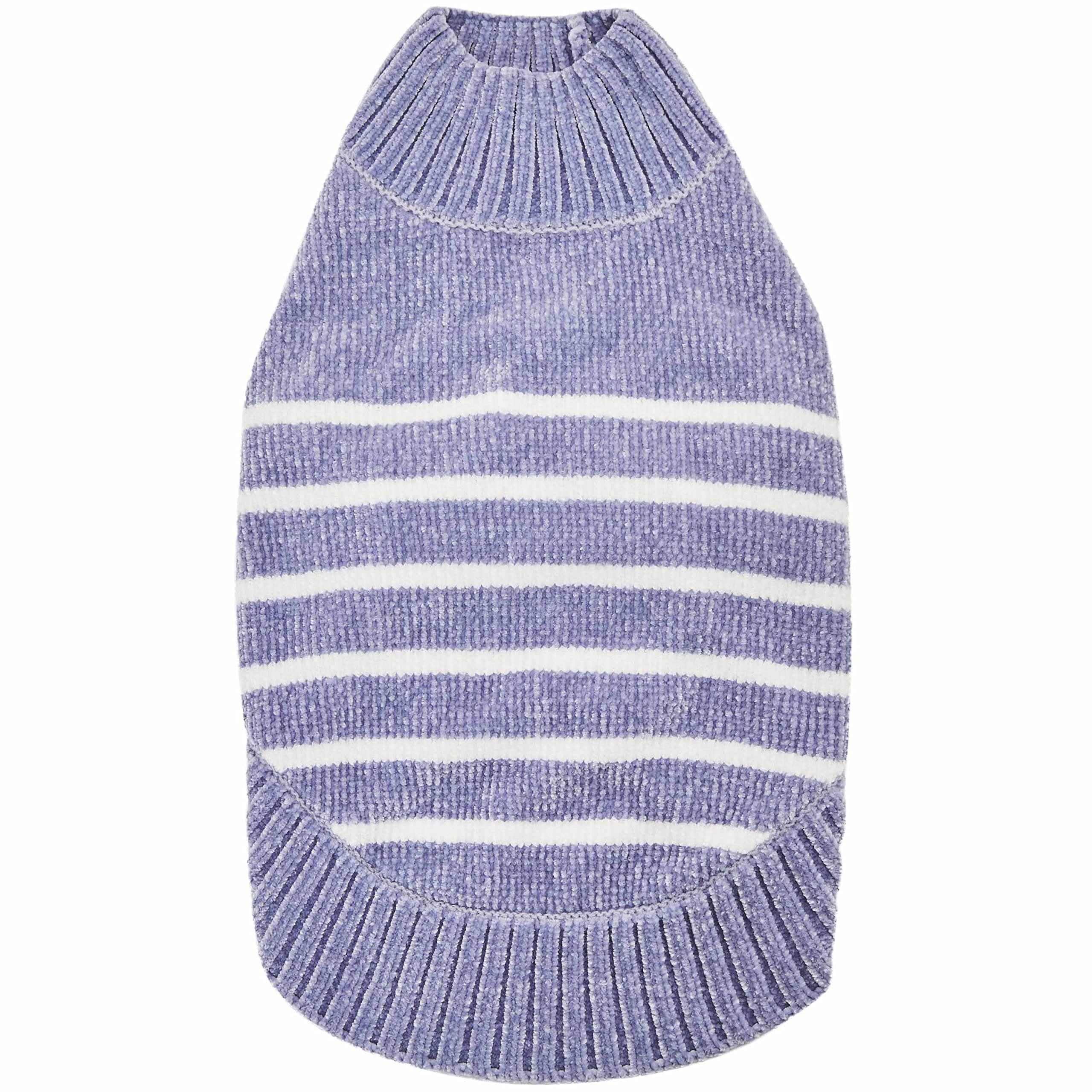 Blueberry Pet Ultra Soft Dog Sweater - Stonewash Blue Winter Coat for Small Dogs (10