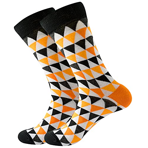 Orange Black and White Triangle