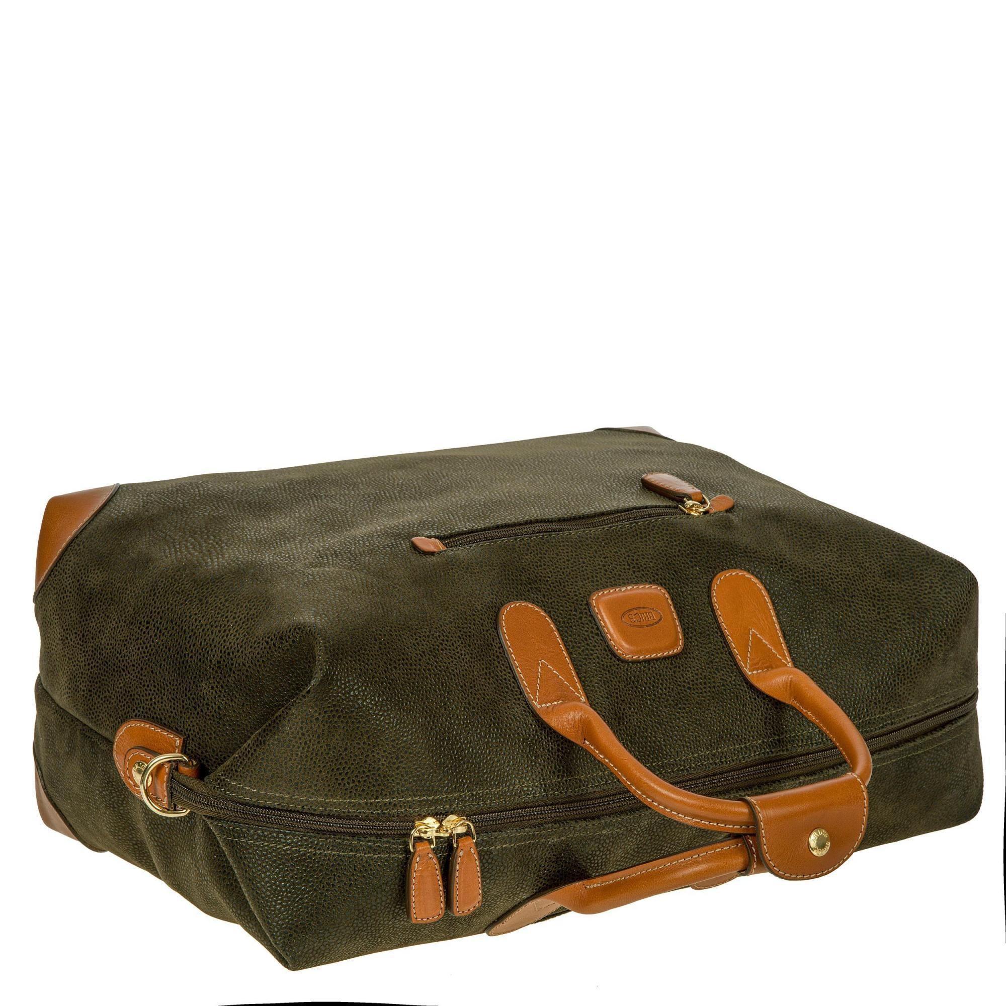 Brics Life 22 Cargo Duffle Bag - Waterproof Travel Duffel with Multiple Pockets for Gym, Camping & Weekend Getaways
