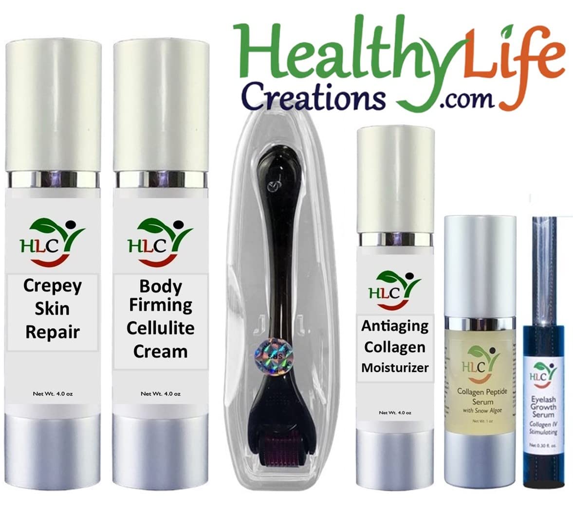 Body Firming & Cellulite Cream with Collagen (4 oz) - Visibly Reduce Cellulite, Dimpled Skin & Tighten Loose Areas | Anti-Cellulite Treatment for Thighs, Buttocks & Stomach | Daily Moisturizing Cream for Smooth Skin | Healthy Life Creations