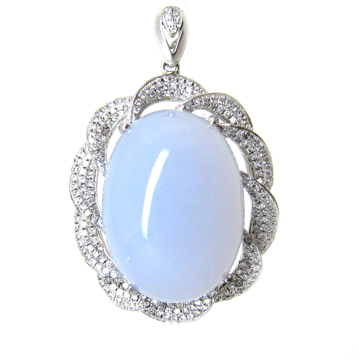 925 Sterling Silver Chalcedony Pendant Necklace for Women - Elegant Gemstone Jewelry Gift for Birthday, Anniversary & Special Occasions | Perfect for Daily Wear, Parties & Formal Events