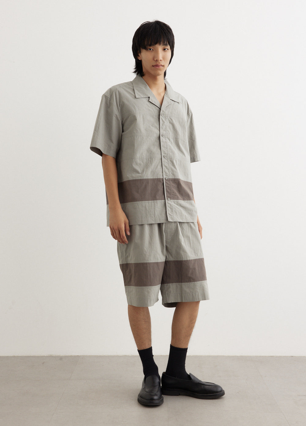 Barrel Shirt CGSS24CWOSHI08 - Stylish Casual Gray Shirt for Men | Perfect for Outdoor Activities, Travel & Everyday Wear