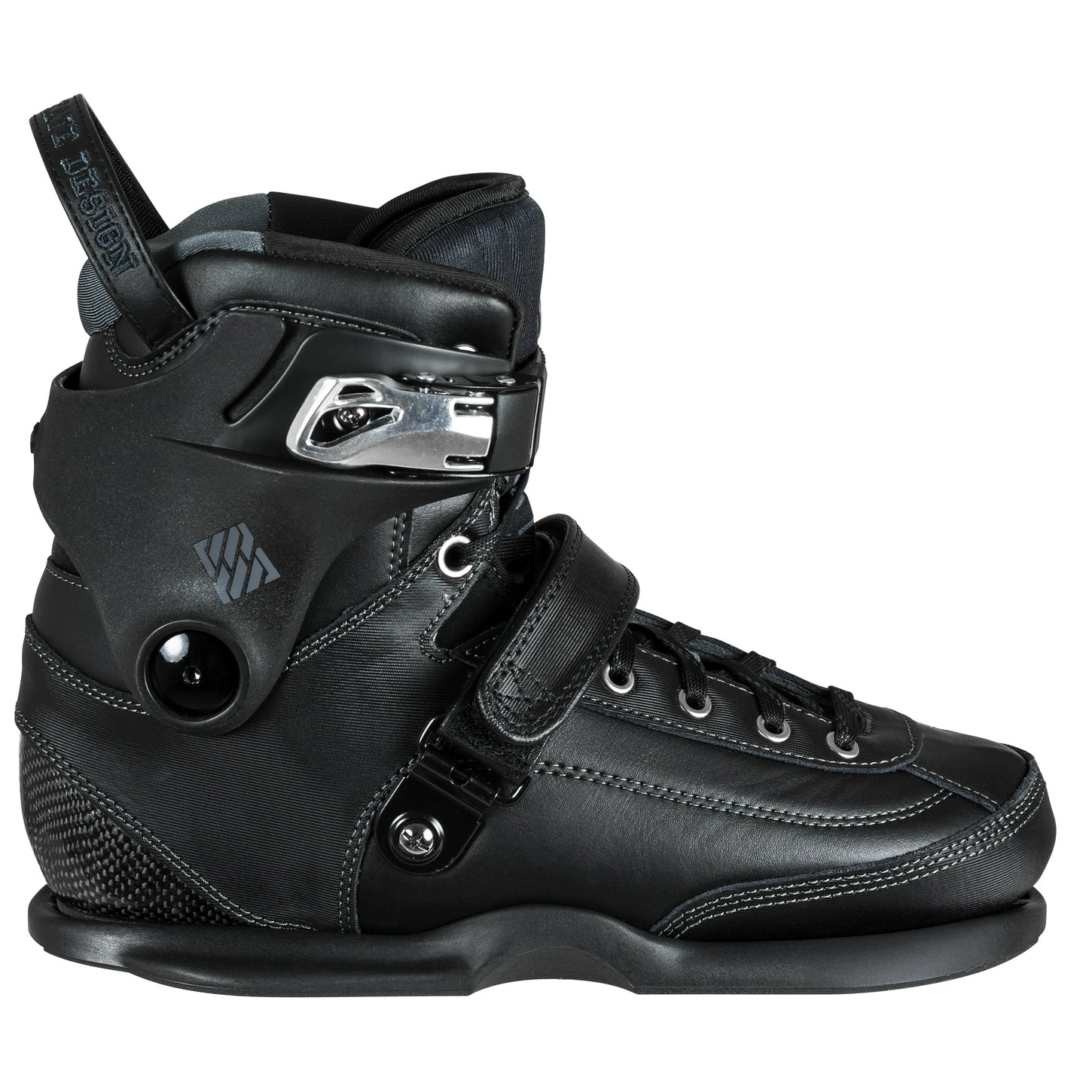 USD Carbon Team Black Boot Inline Skates - Professional Rollerblades for Speed Skating & Fitness Training | Perfect for Outdoor Sports & Urban Commuting