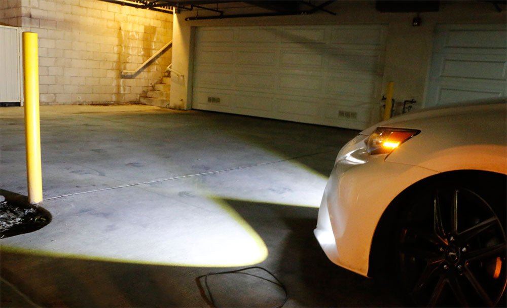 JDM 15W Direct Fit White LED Projector Fog Light Kit for 2014-2016 Lexus IS F Sport - Upgrade Your Nighttime Driving Safety & Style