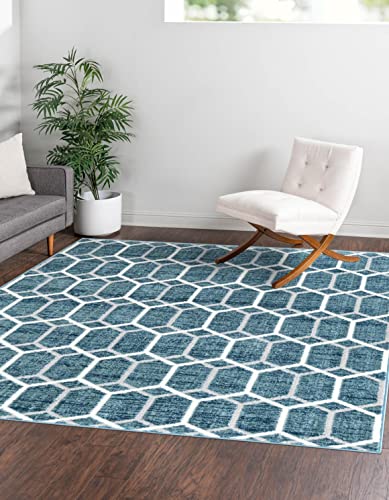 Blue/Ivory