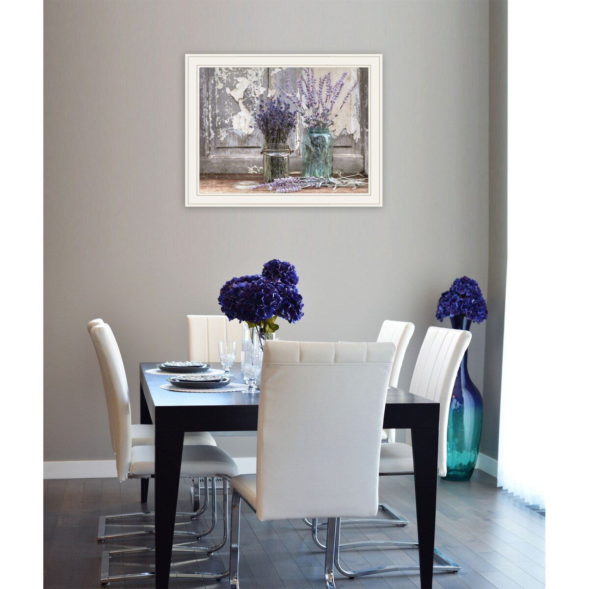 Abundance of Beauty by Lori Deiter - Ready to Hang Framed Wall Art Print with White Frame - Perfect for Living Room, Bedroom & Office Decor