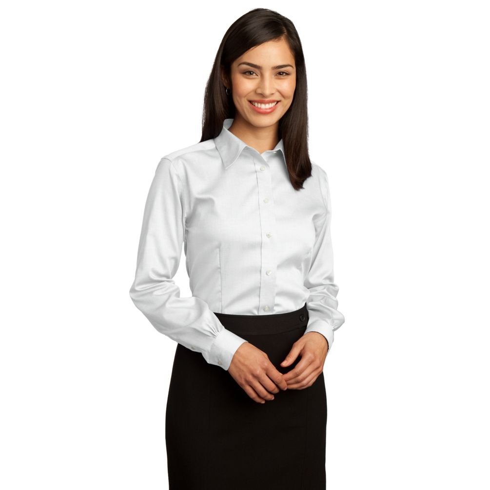 Red House Women's Non-Iron Pinpoint Oxford Shirt - Classic Comfort for Office, Business & Casual Wear