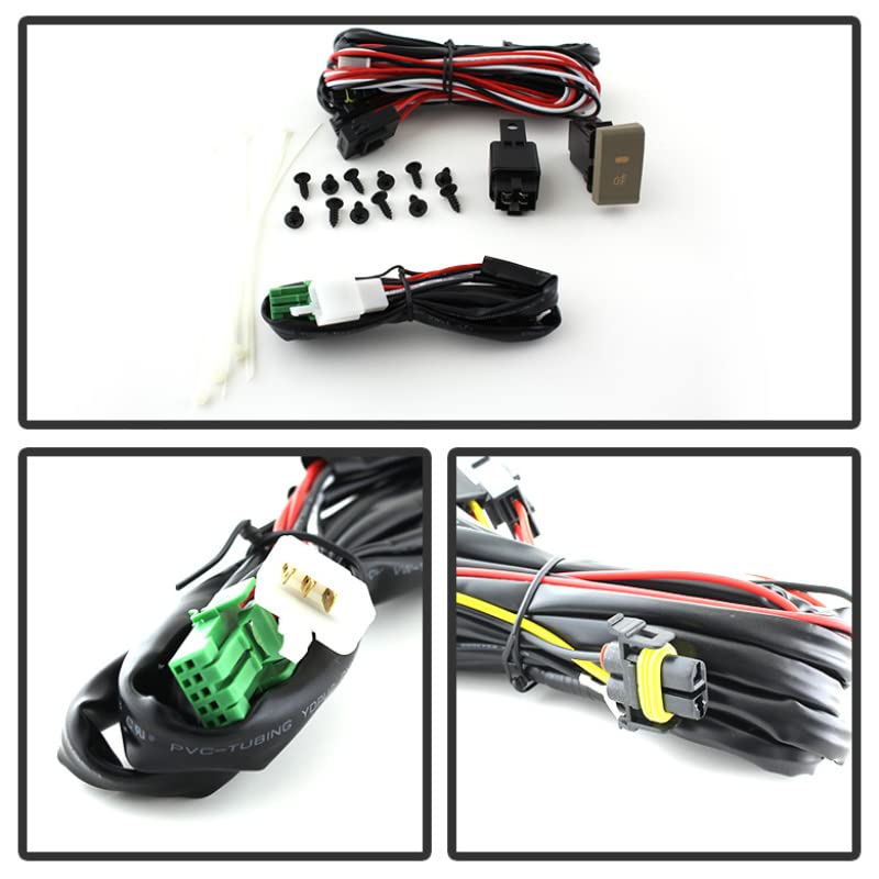 Spyder Auto 5080462 LED Fog Lights - High Performance, Durable & Waterproof for Trucks, SUVs & Off-Road Vehicles | Perfect for Night Driving, Foggy Conditions & Adventure Trips