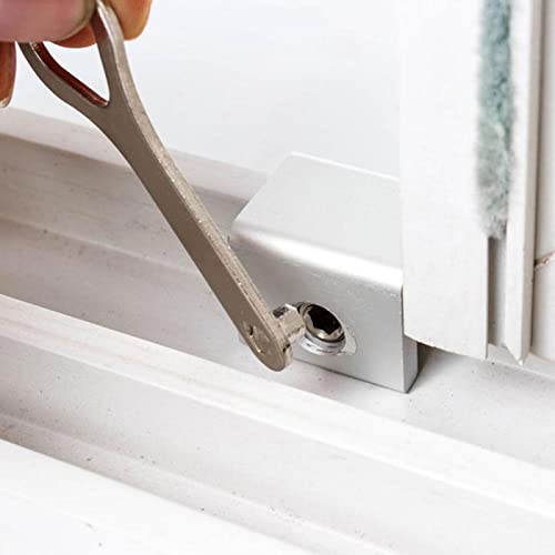 Adjustable Aluminum Window Security Lock - Child Safety Sliding Door & Window Restriction for Home Safety | Secure Windows & Doors for Kids, Pets & Burglary Prevention