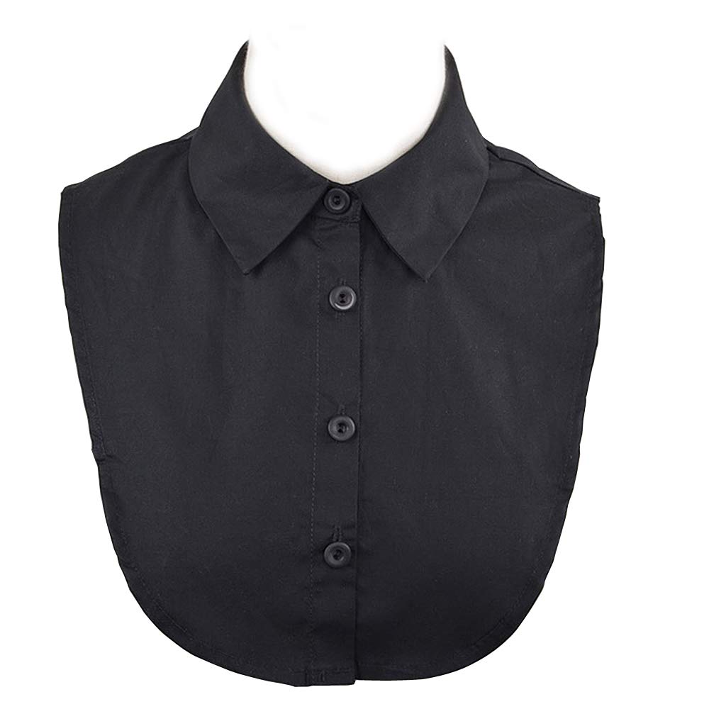 YAKEF Women's Detachable Lace Chiffon Faux Collar - Elegant Fake Collar Dickey for Blouses & Dresses | Perfect for Office Wear, Parties & Special Occasions