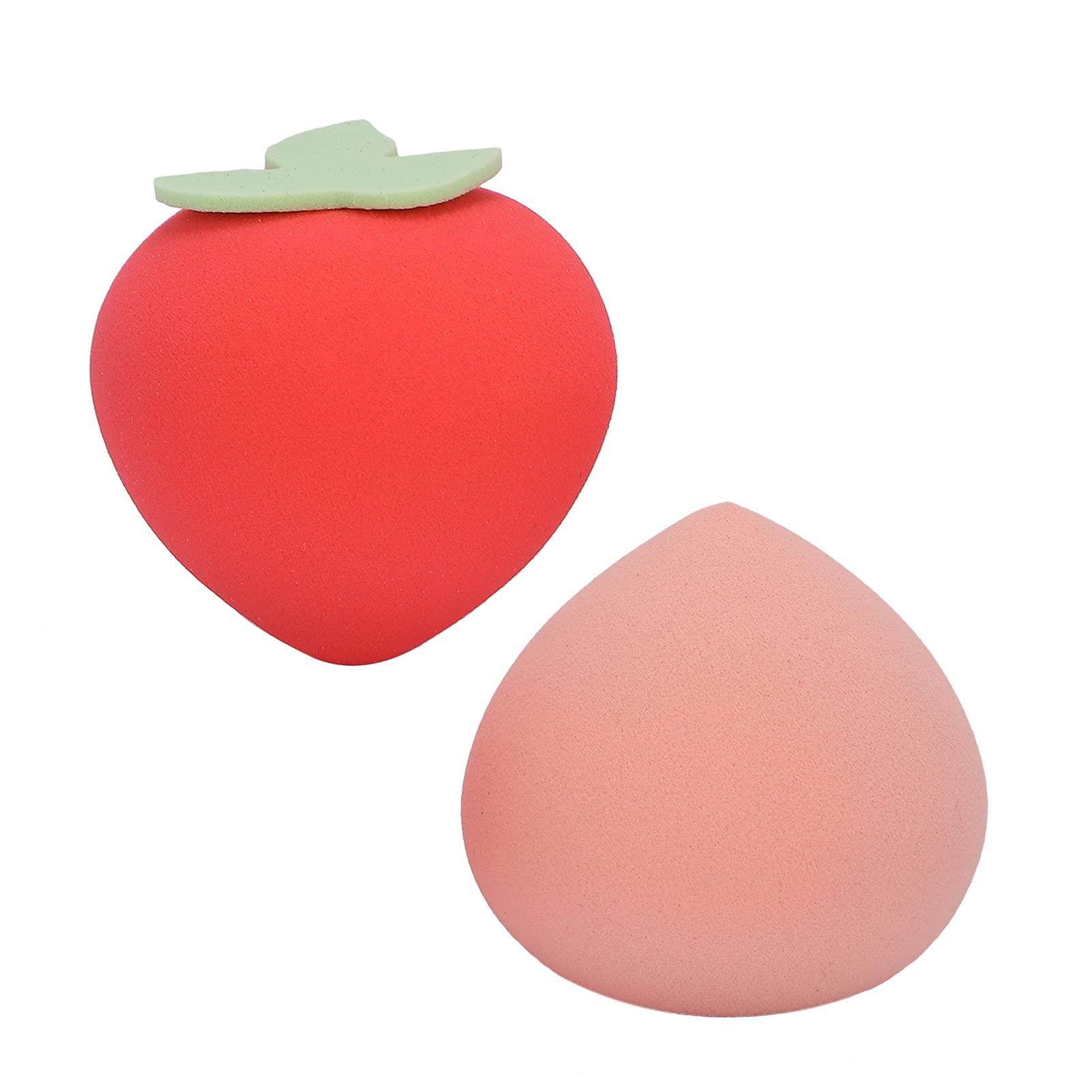 Fruit Shaped Makeup Sponges Set - Soft Cosmetic Blending Sponge for Foundation, Concealer & Powder - Perfect for Home Use, Travel & Gift Giving