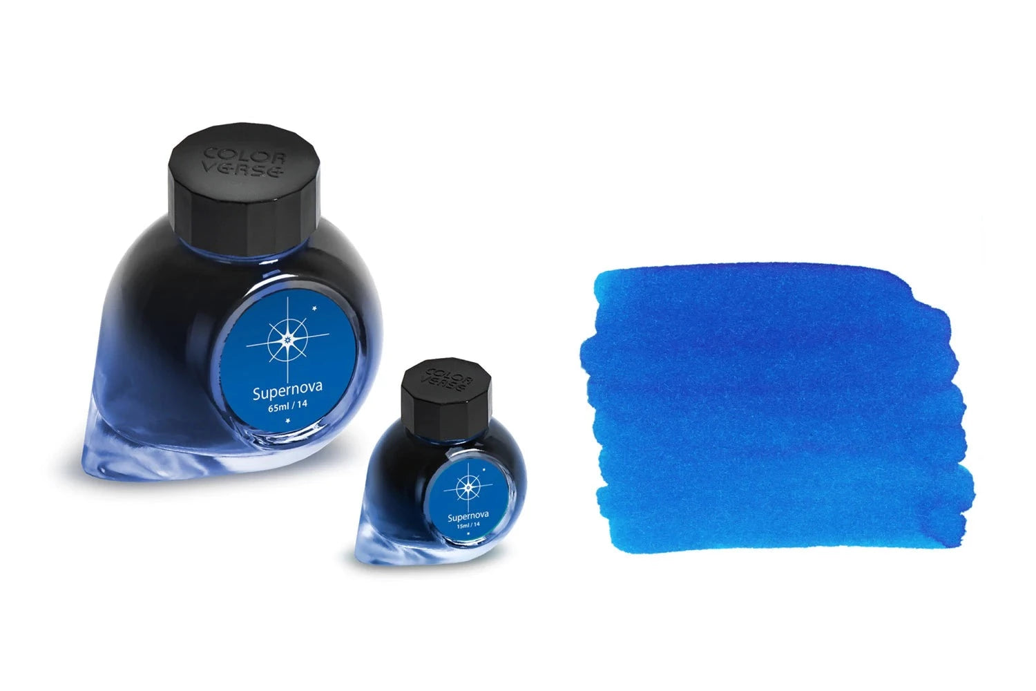 Colorverse Supernova Fountain Pen Ink Set - 65ml + 15ml Bottles for Writing, Calligraphy & Art | Premium Ink for Journaling, Note-taking & Creative Projects