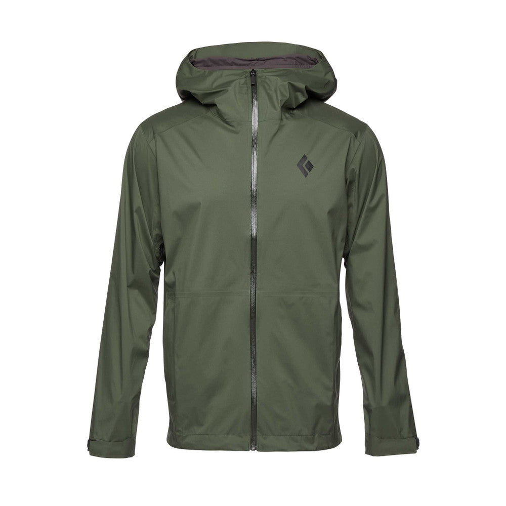 Black Diamond Stormline Stretch Rain Shell Jacket for Men - Waterproof Hiking & Outdoor Adventure Gear for Camping, Backpacking & Rainy Weather Protection