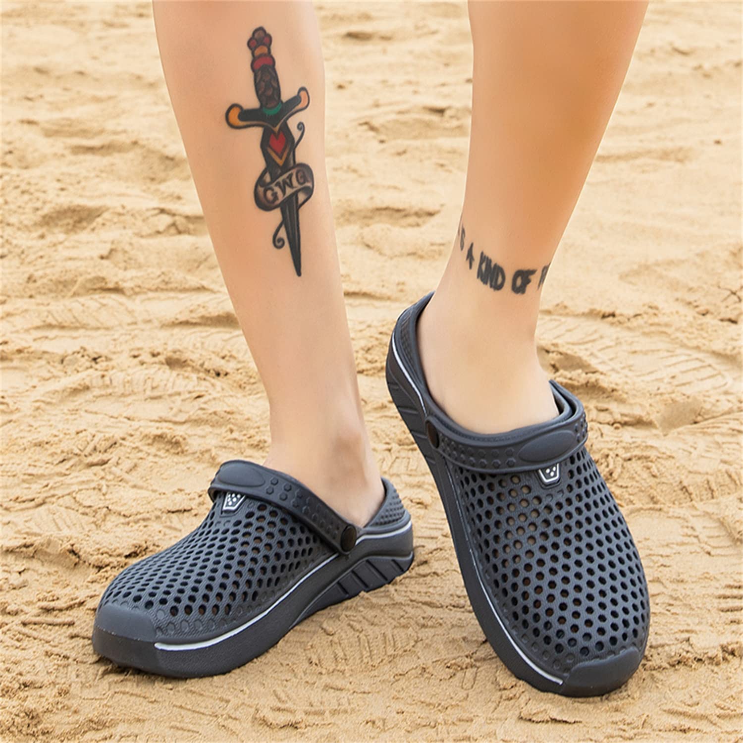 **Women's Garden Clogs - Breathable Water Shoes for Beach, Pool, Bathing & Travel - Comfortable Non-Slip Slippers for Walking, Home & Outdoor Use**