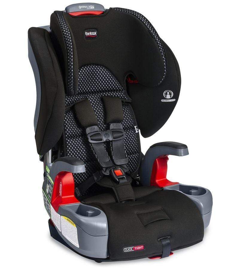 Britax Grow With You Clicktight Booster Car Seat - Safe & Adjustable for Kids 3-12 Years - Perfect for School, Travel & Family Road Trips