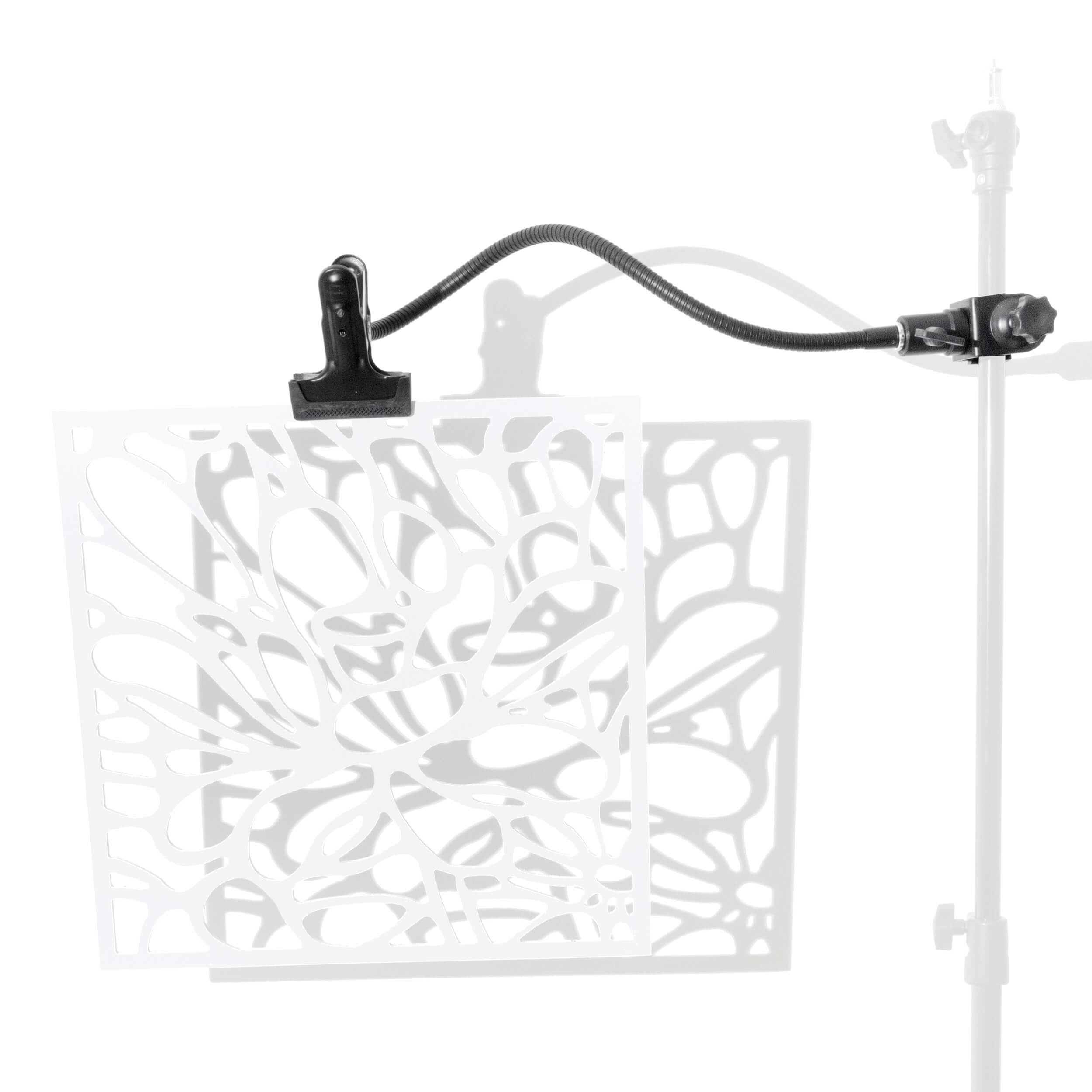 40x40cm ShadowCaster Gobo Lotus Flower Projector with Flexible Arm - Perfect for Stage Lighting, Photography & Home Decor