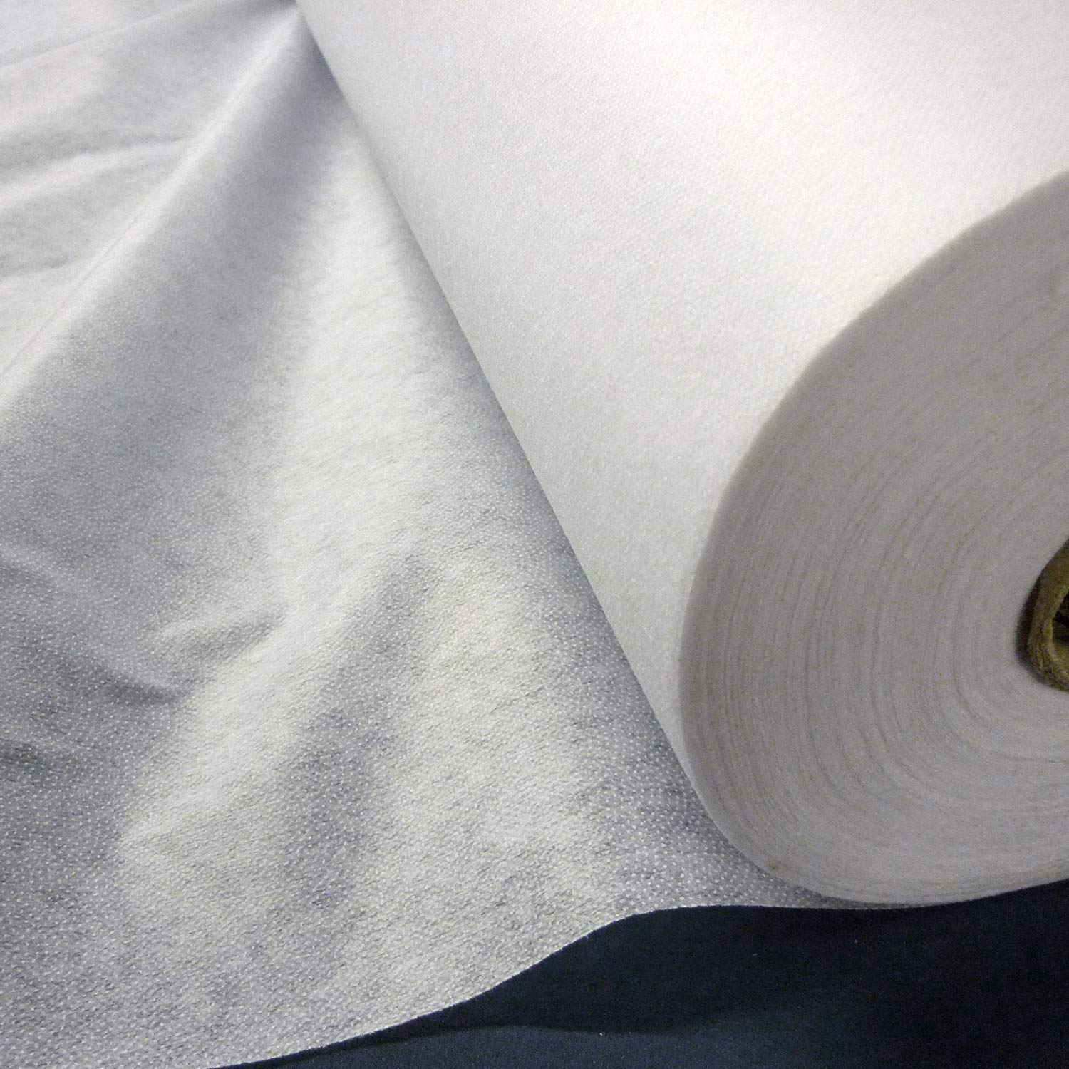 Nortex Mill White Lightweight Fusible Iron On Interfacing Fabric - 1 Meter for Sewing, Quilting & DIY Crafts - Perfect for Apparel, Bags & Home Decor Projects