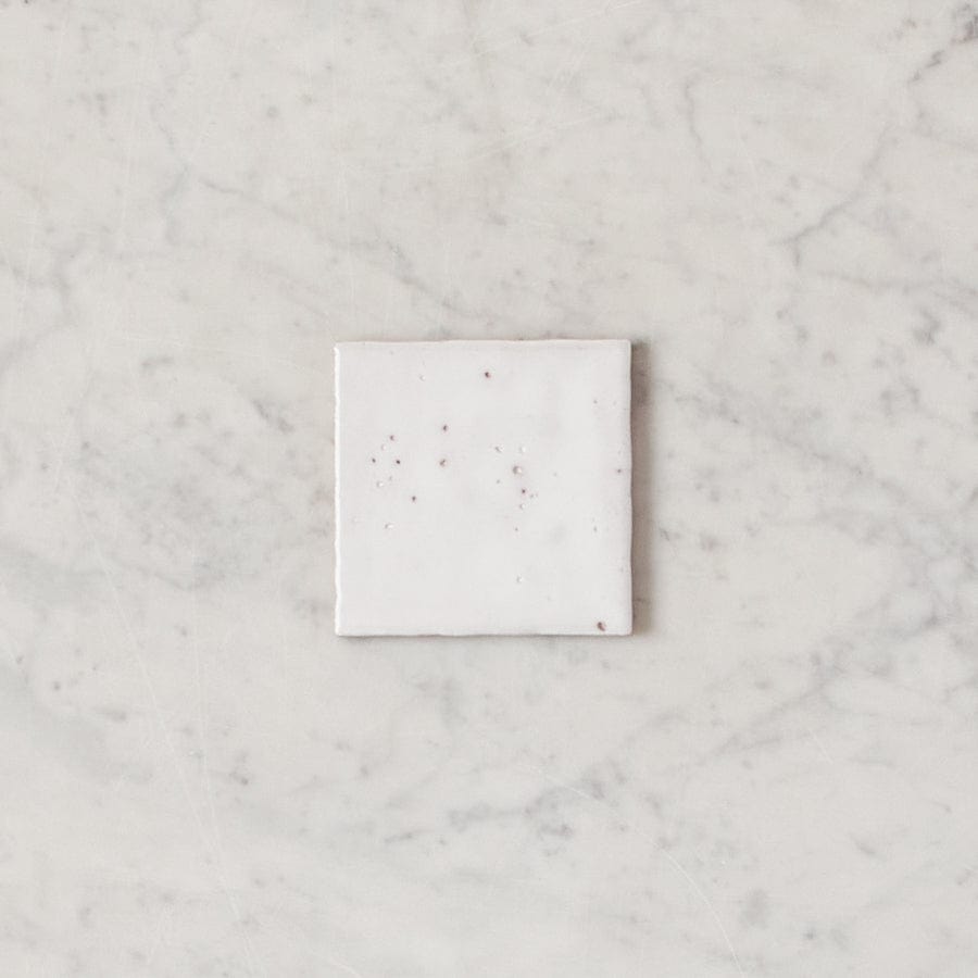 Umina White Gloss Small Square Ceramic Tile - Perfect for Kitchen Backsplash, Bathroom Walls & DIY Home Decor Projects