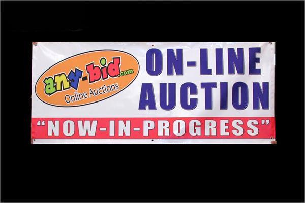3' x 7' Custom Printed Online Auction Banner - Vinyl Advertising Sign for Car Dealerships, Fundraisers & Events