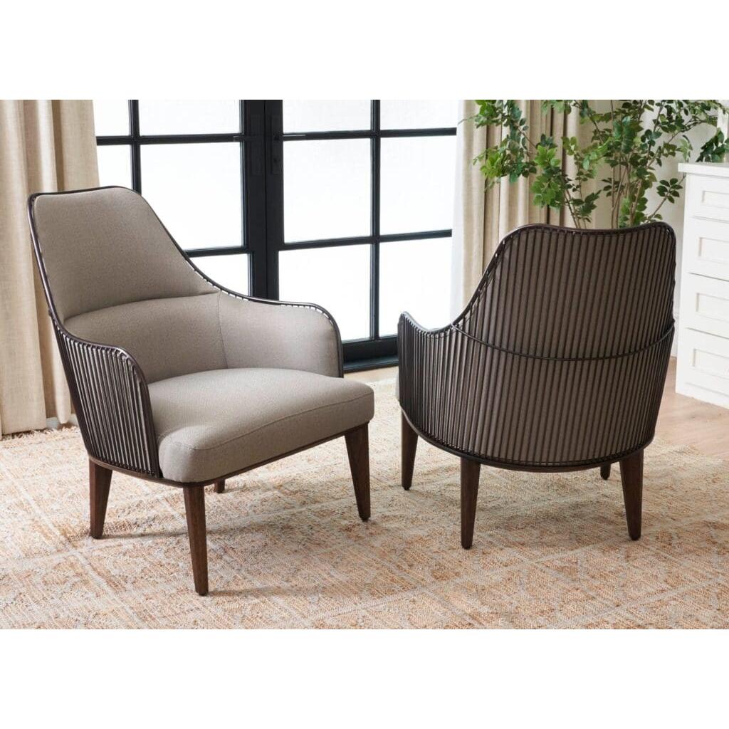 Cyan Design 11731 Ayla Chair - Dark Brown, Onyx & Taupe Upholstered Accent Chair for Living Room, Bedroom or Office | Modern Comfort Seating