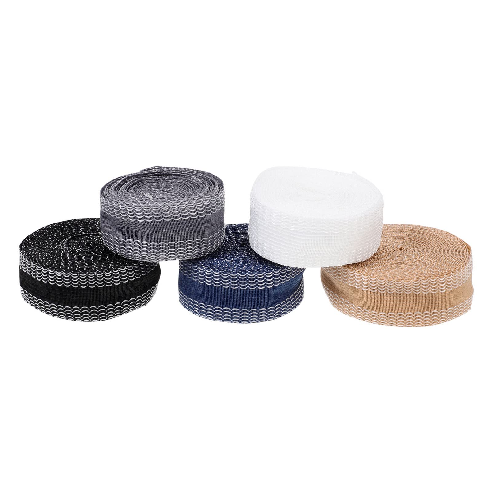 EXCEART 5Pcs Iron-On Hemming Tape - No Sew Adhesive Fabric Tape for Pants, DIY Clothing Repair, Strong Bonding Hem Tape for Jeans, Skirts & Dresses - Perfect for Quick Clothing Alterations & Tailoring at Home